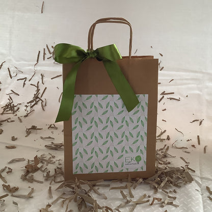 GIFT-SHOPPER-EKONATURAE-DECORAZIONE-FLOREALE-NASTRO-VERDE